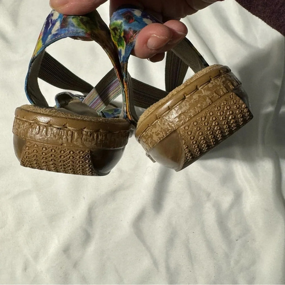 Rieker Sandals Multicolour Elastic Strap Slingback Size 36  (5 1/2) - Picture 5 of 10